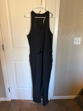 BackCountry Black Sleeveless V-Neck Jumpsuit- waterproof